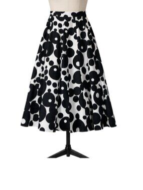 VENUS Timeless Black & White Polka Skirt Size 14